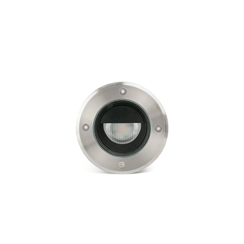 Empotrable de suelo exterior Faro Geiser 14cm LED inoxidable satinado 3000K IP67 70311