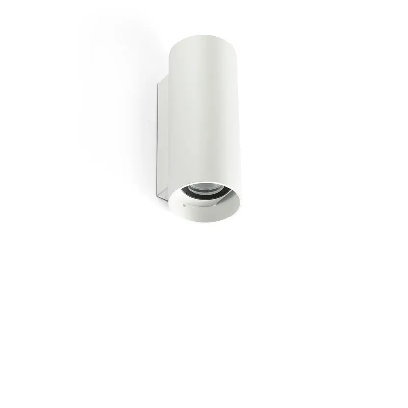 Aplique de exterior Faro Kov 21cm 2 luces LED blanco 3000K IP65 14° 14°/14° redondo 71791-131