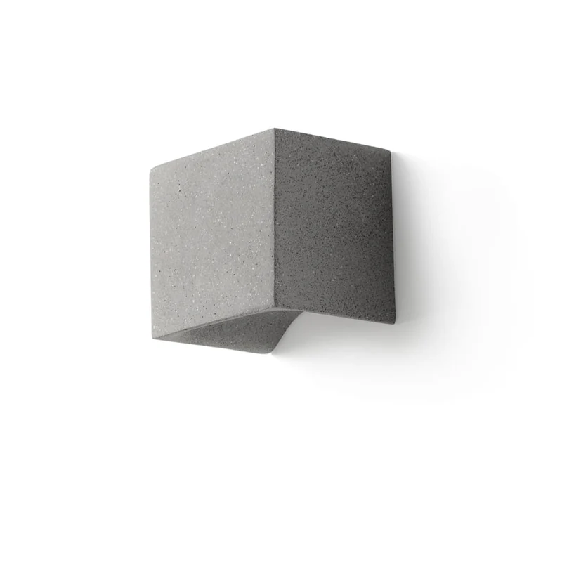 Aplique de exterior Faro Grot 16cm LED gris 2700K IP55 75630