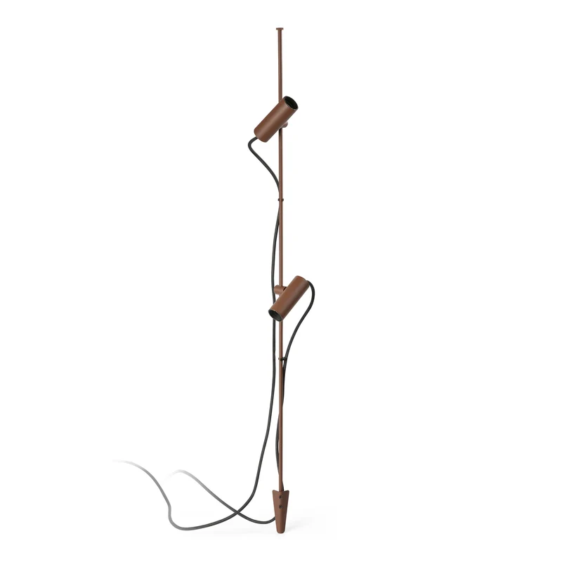 Estaca/Pincho de exterior Faro Clap 103cm LED marrón oxido 3000K IP65 15° 38° 24V 6W 75709-433