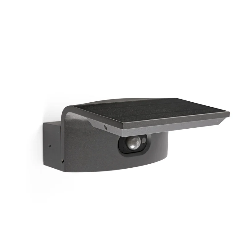 Aplique de exterior Faro Luma LED gris oscuro 3000K IP65 120° 74456