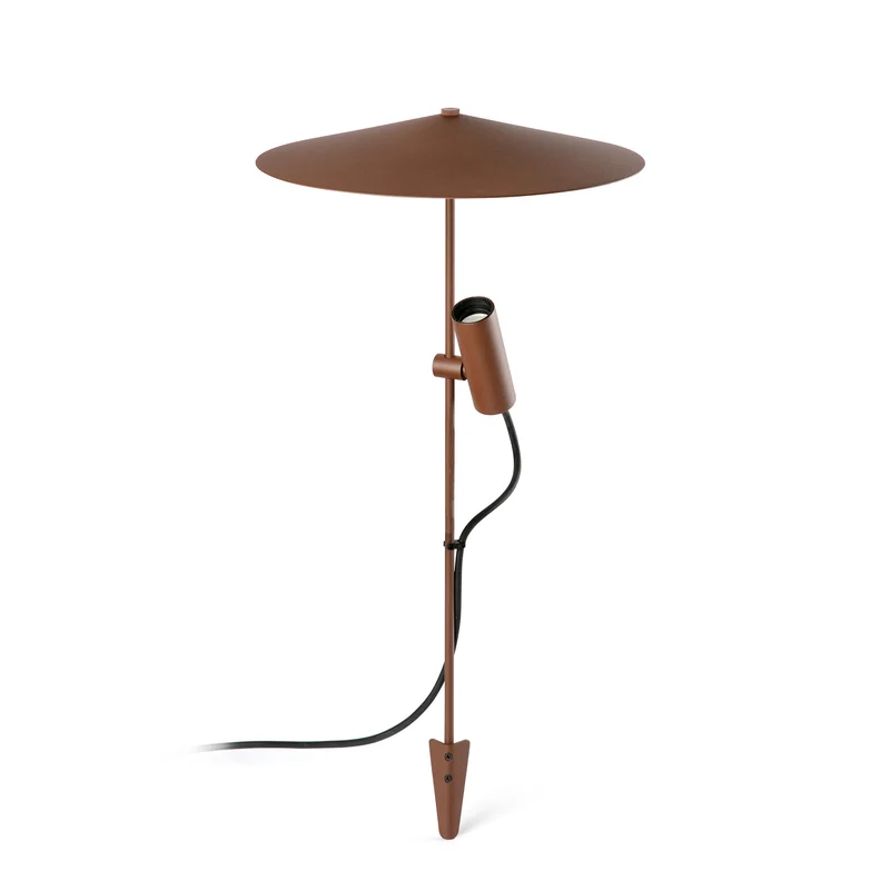 Estaca/Pincho de exterior Faro Clap 63cm LED marrón oxido 3000K IP65 15° 38° 24V 6W 75708-433P