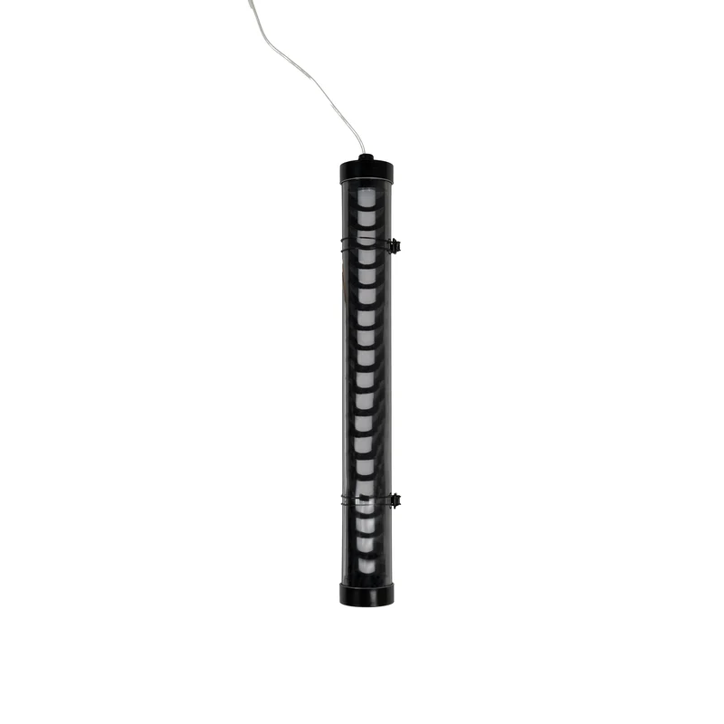 Aplique de exterior Faro Scuba LED negro 2700K IP65 60° 20W 60cm 75756