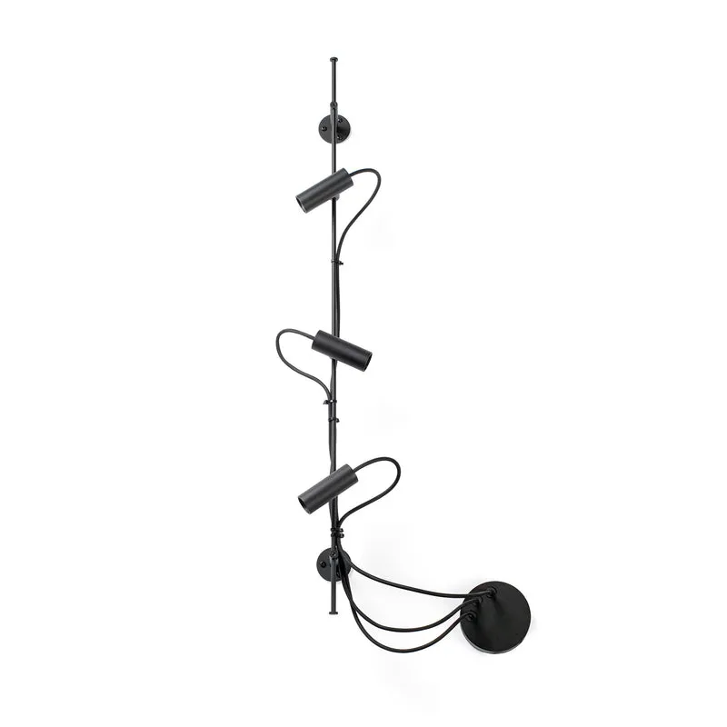 Aplique de exterior Faro Clap LED negro 3000K IP65 38° 24V 6W 75712-233