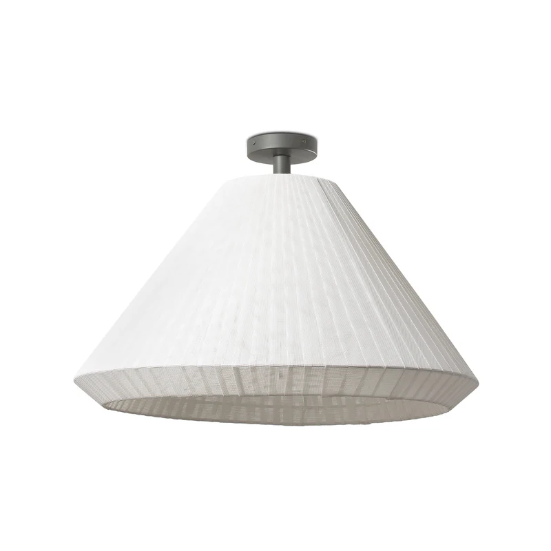 Lámpara colgante de exterior Faro Saigon 54cm E27 LED blanco brillo IP54 T70 opal 71621-05