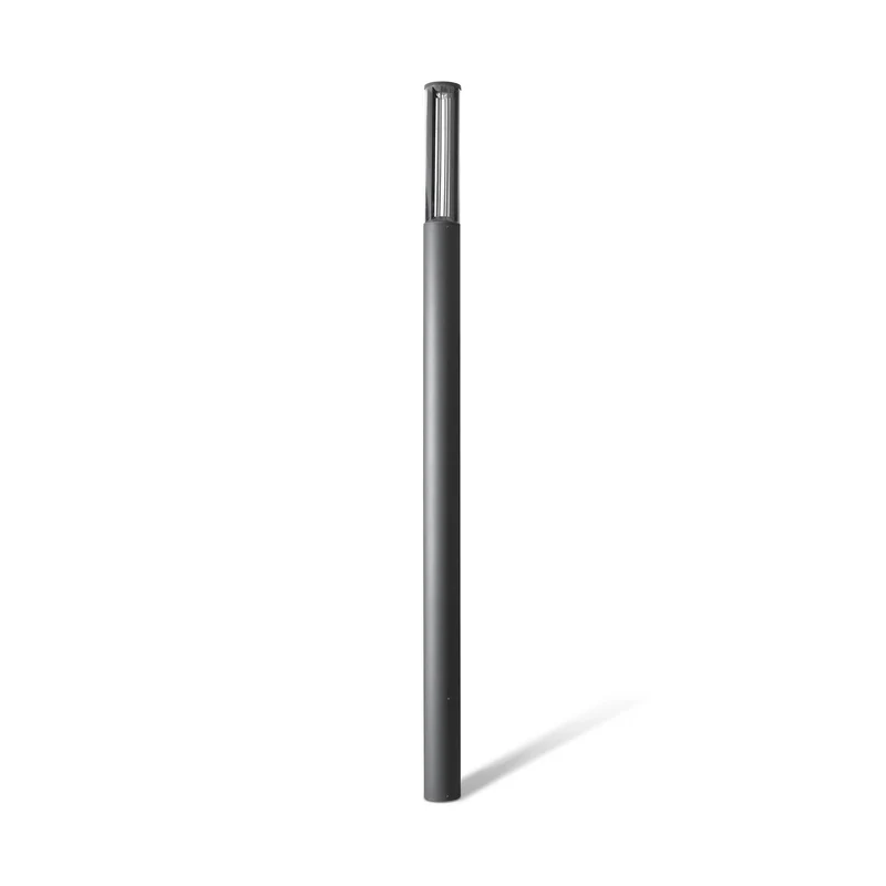 Farola de exterior Faro Screen 310cm LED gris oscuro 2700K IP65 360°