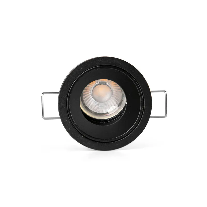 Downlight empotrable de techo Faro Flic GU10 LED negro IP20 44109