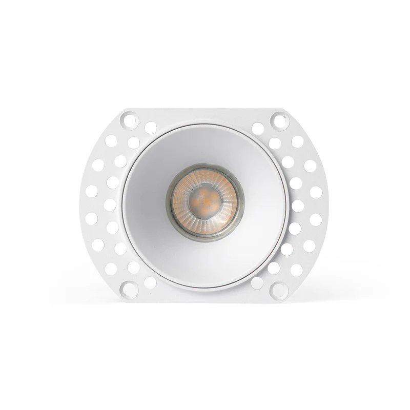 Downlight empotrable de techo Faro Flac GU10 LED blanco 44106