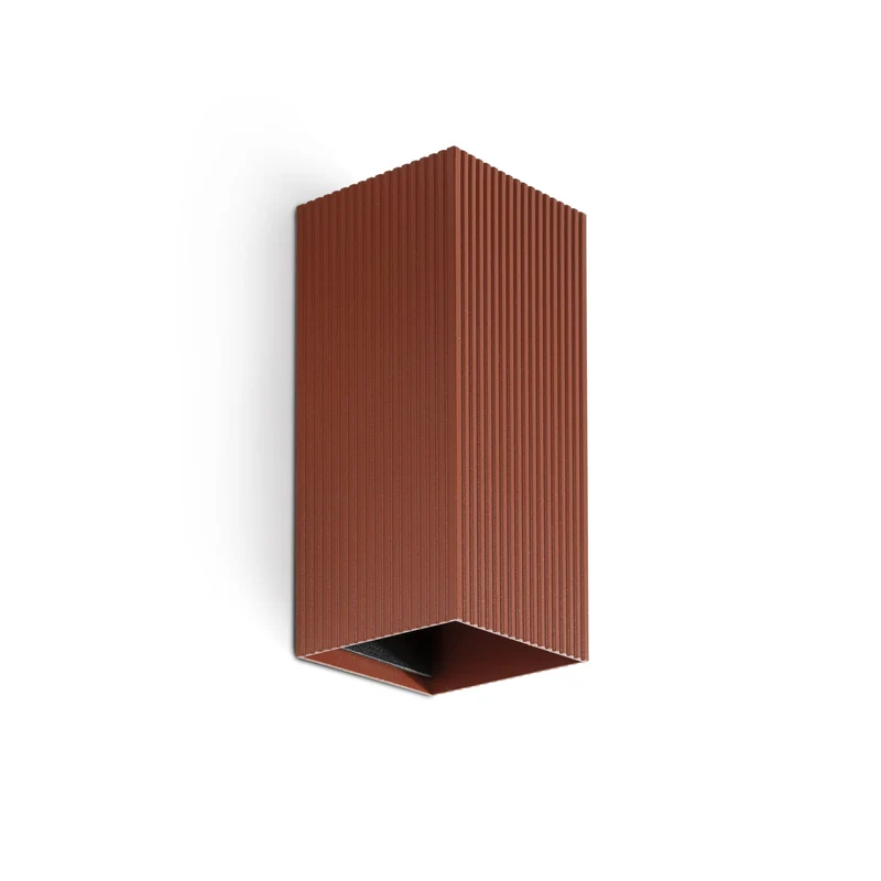Lámpara de pared aplique Faro Lune 2 luces GU10 LED terracota 40568