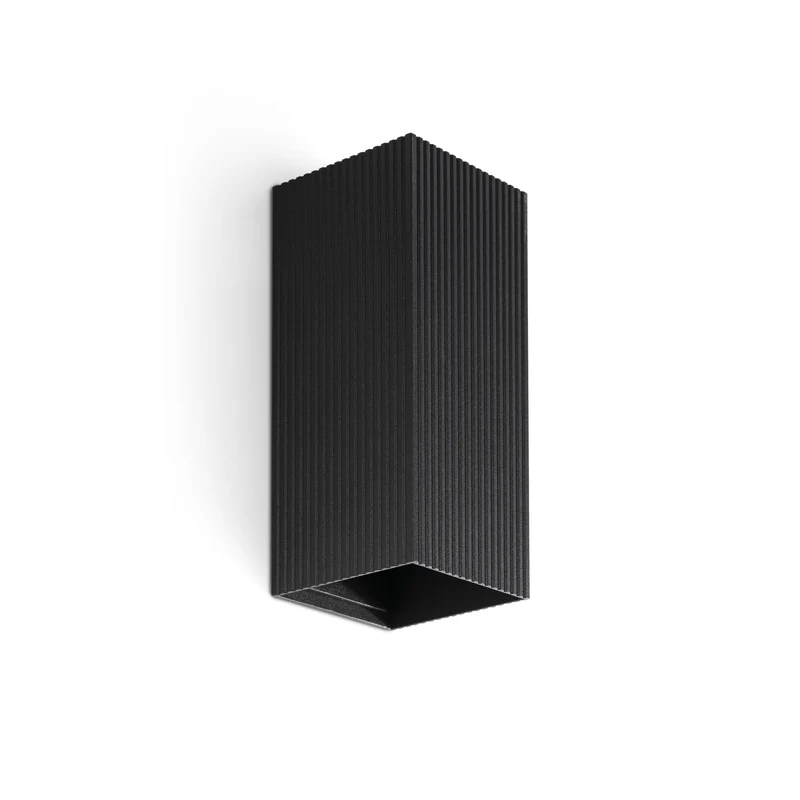 Lámpara de pared aplique Faro Lune 2 luces GU10 LED negro 40566