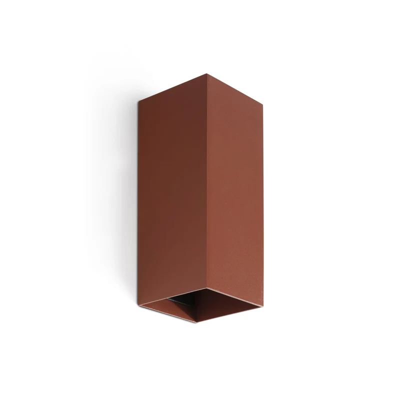 Lámpara de pared aplique Faro Lune 2 luces GU10 LED terracota 40549