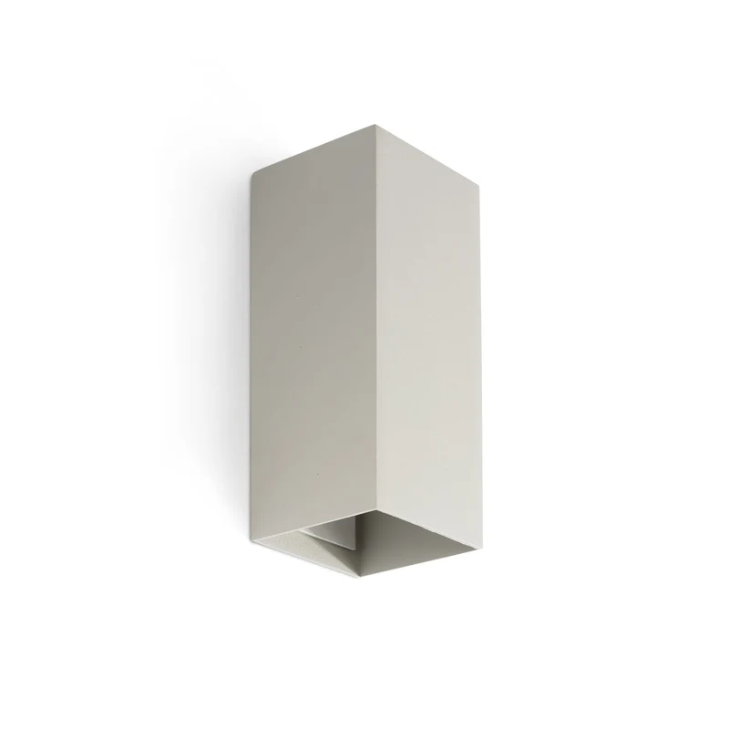 Lámpara de pared aplique Faro Lune 2 luces GU10 LED gris 40548