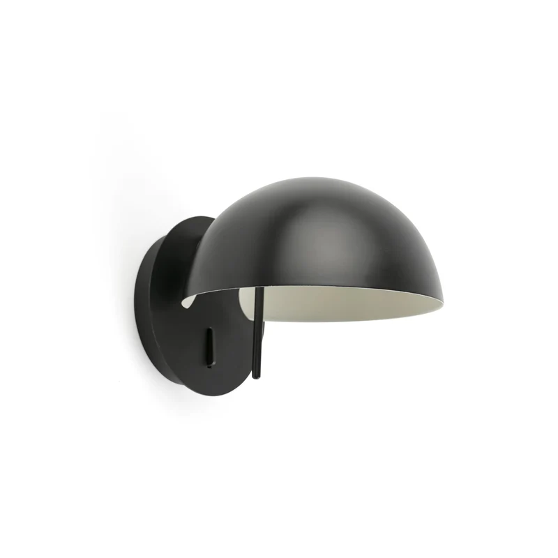 Lámpara de pared aplique Faro Matilda E14 LED negro 20501