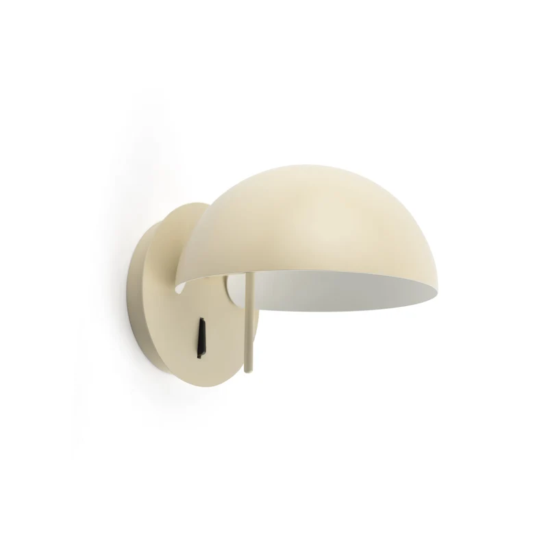 Lámpara de pared aplique Faro Matilda E14 LED beige 20500