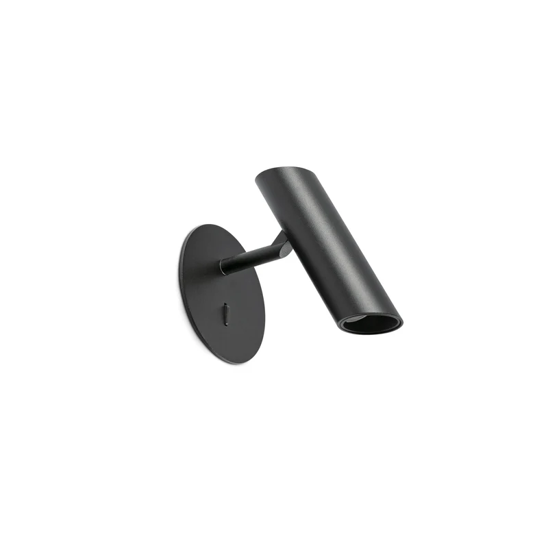 Lámpara de pared aplique Faro Leo LED negro mate 2700K 43793
