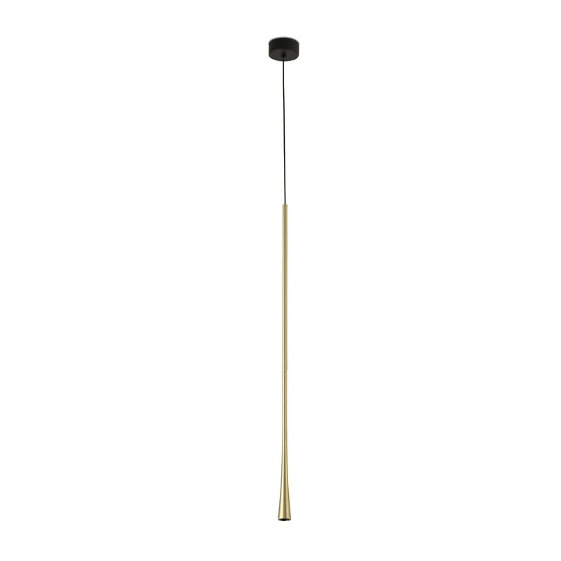 Lámpara de techo colgante Faro Diana LED oro satinado 2700K 22020