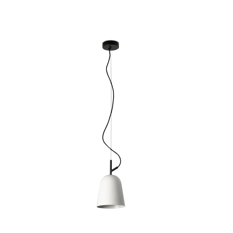 Lámpara de techo colgante Faro Studio E27 LED blanco mate 28264