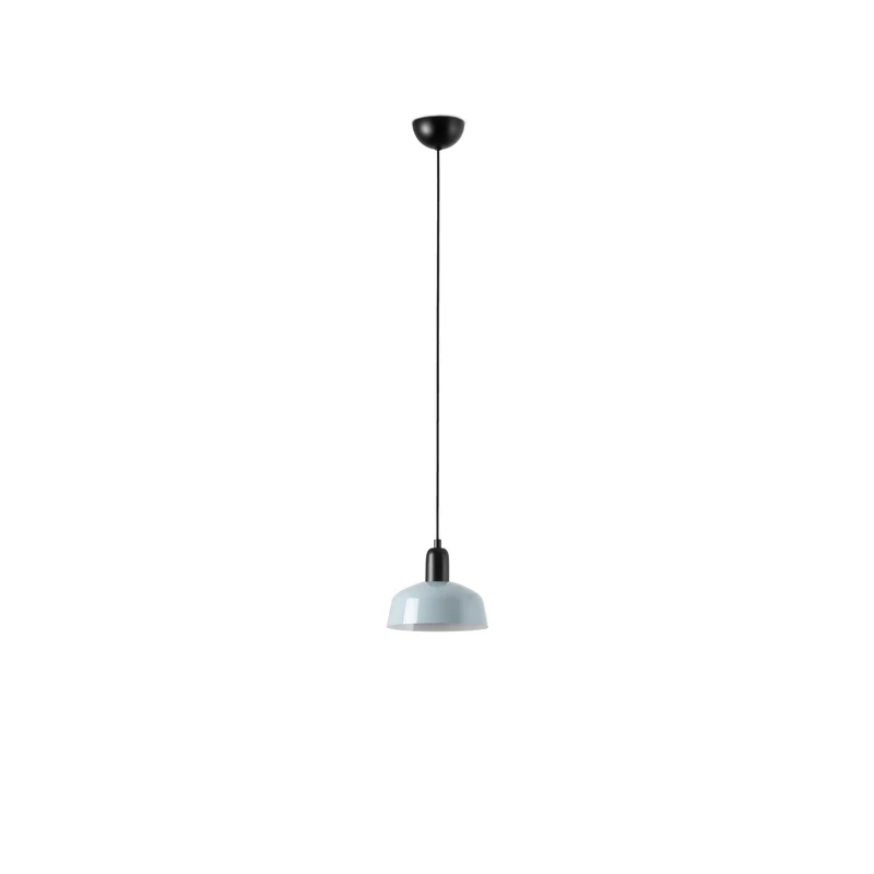 Lámpara de techo colgante Faro Tatawin 1 luz E27 LED azul grisaceo 20339-142