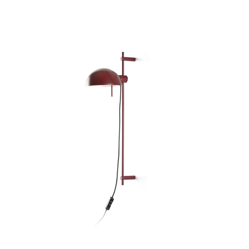 Lámpara de pared aplique Faro Matilda E14 LED granate 20510-138