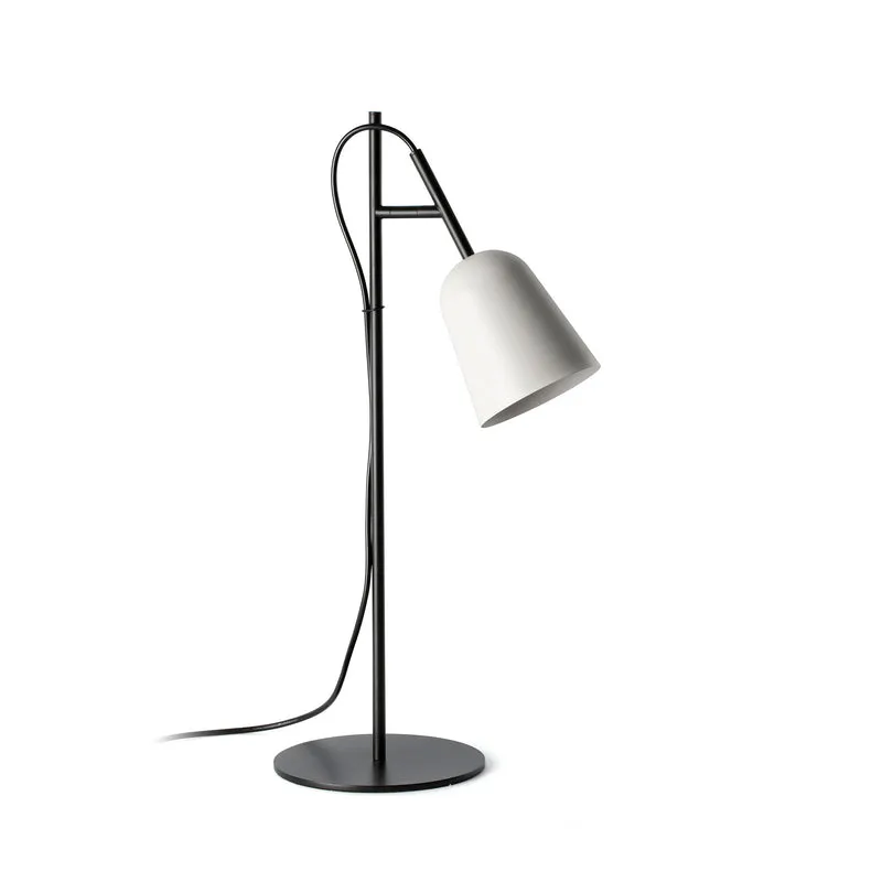 Lámpara de mesa Faro Studio E14 LED blanco mate 28252