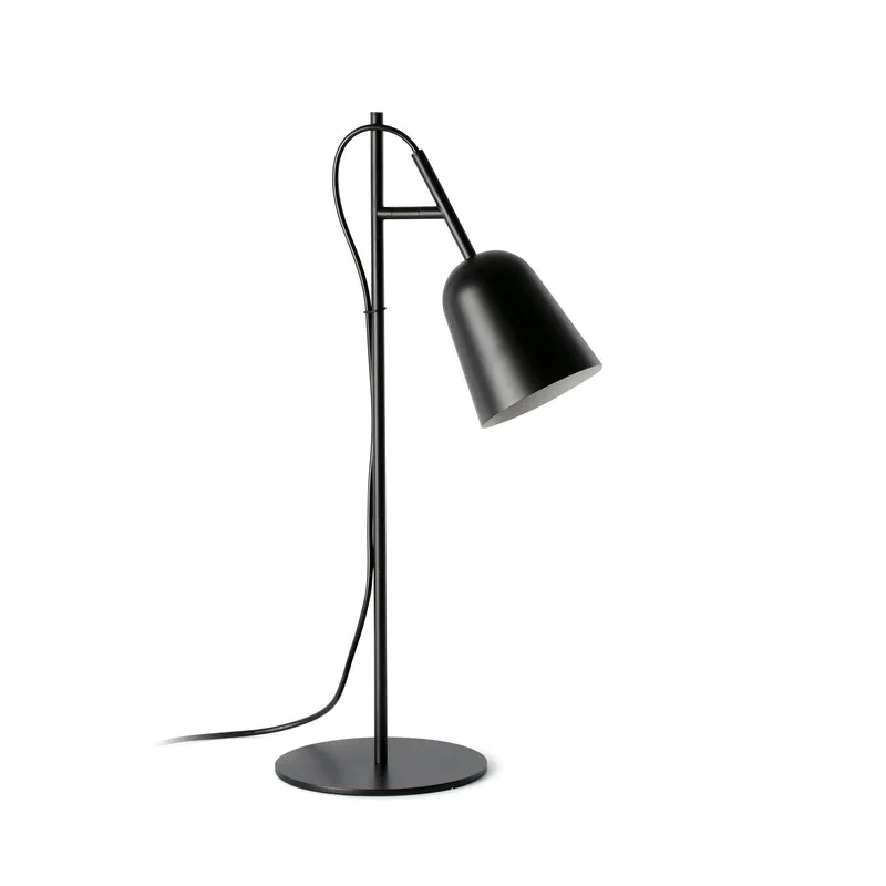 Lámpara de mesa Faro Studio E14 LED negro mate 28251