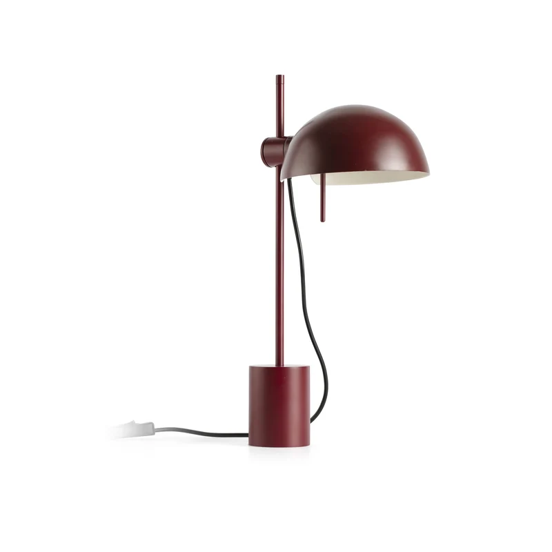 Lámpara de mesa Faro Matilda E14 LED granate 20514-138