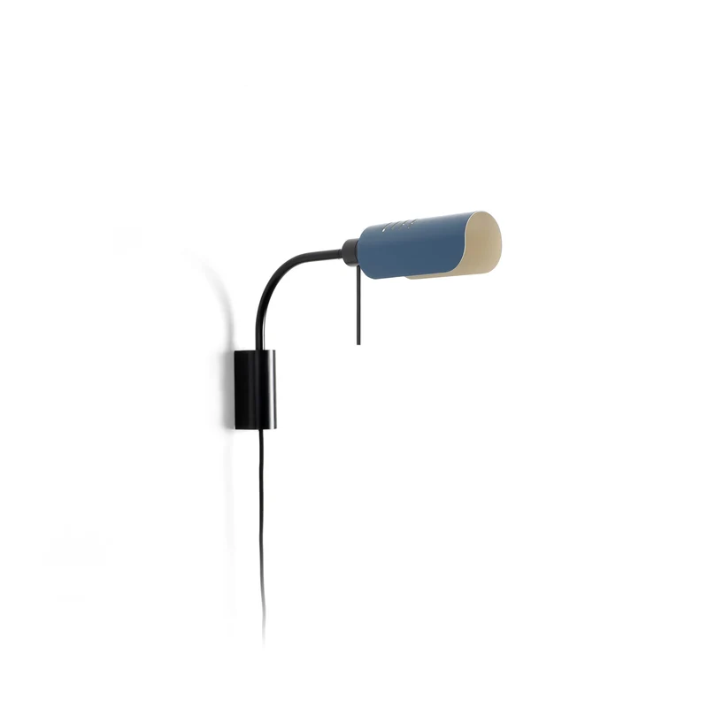 Lámpara de pared aplique Faro Martinica E27 LED azul 20042-134