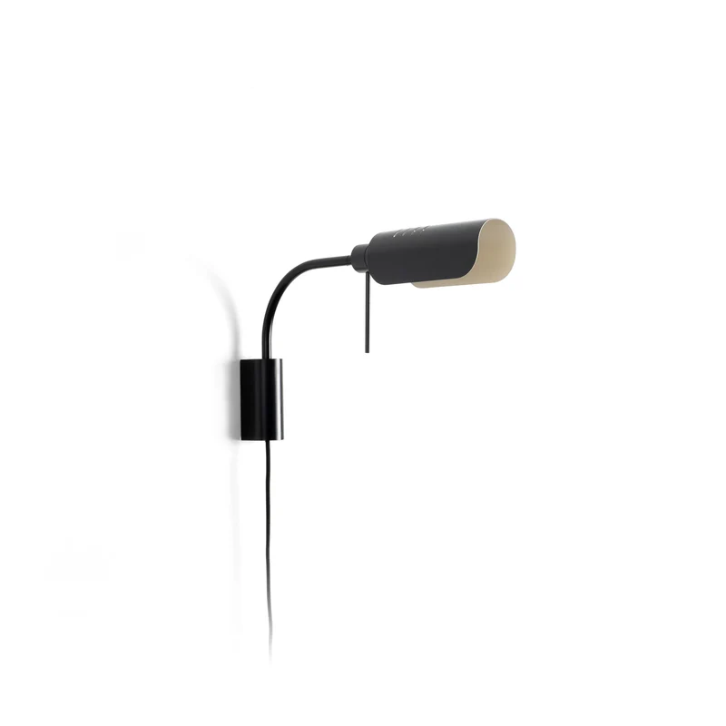 Lámpara de pared aplique Faro Martinica E27 LED negro 20042-133