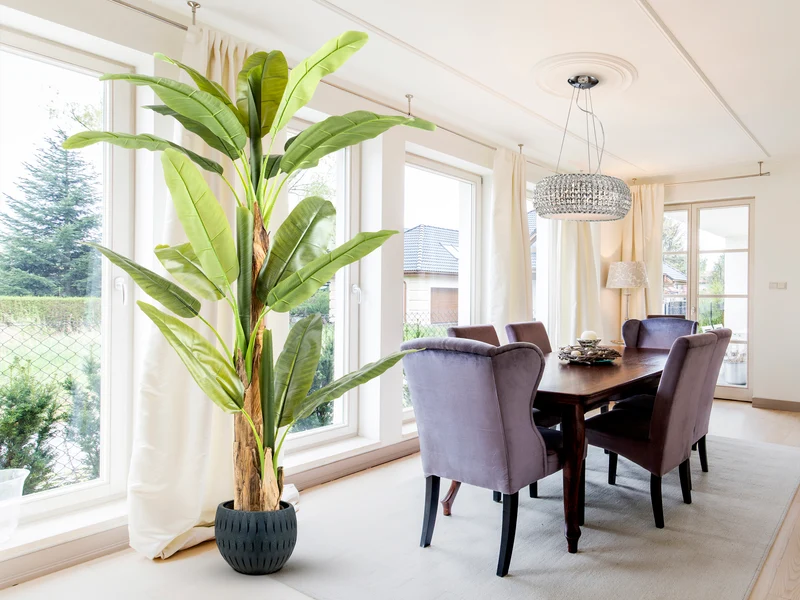 Planta artificial Schuller Platanera plata cemento 180cm