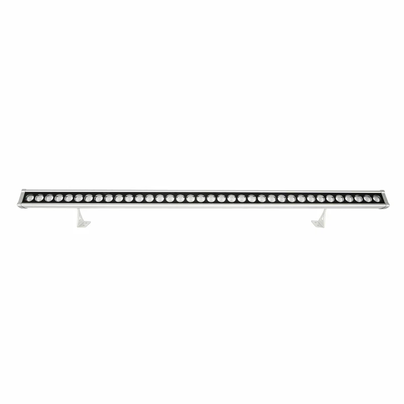 Aplique de pared Sulion Penn LED gris apto exterior IP66 120cm 36W