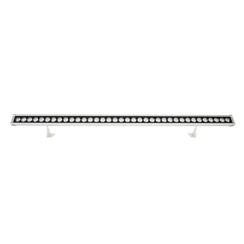 Aplique de pared Sulion Penn LED gris apto exterior IP66 120cm 36W