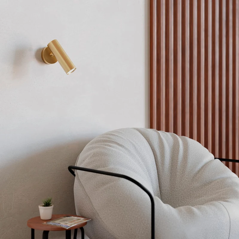 Aplique de pared Sulion Milan LED metal cobrizo 25W