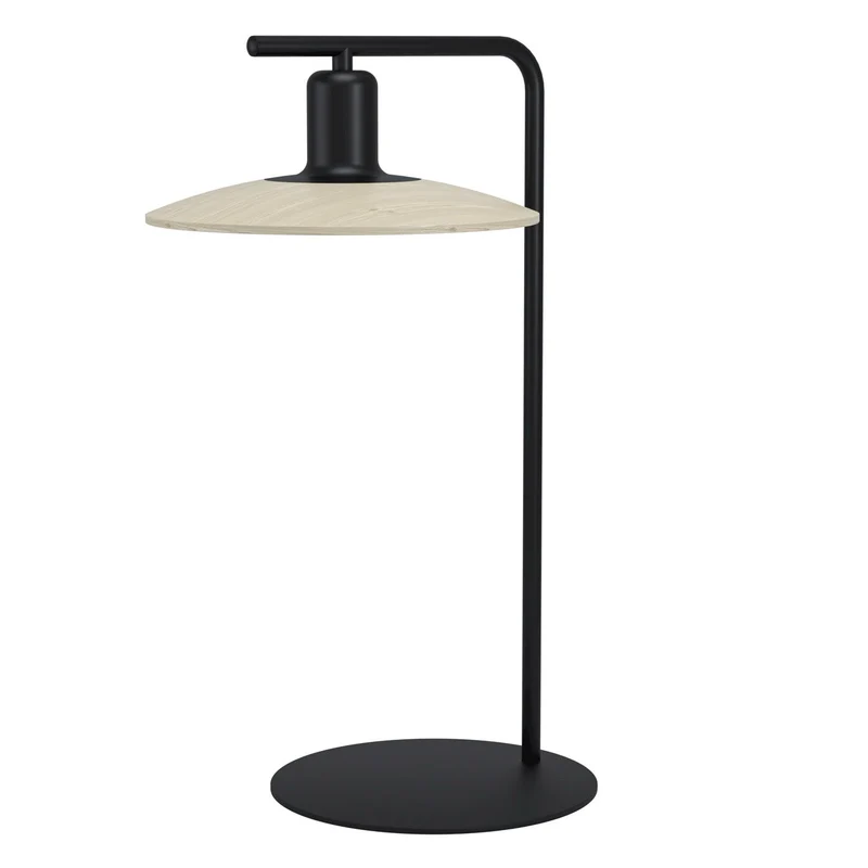 EGLO Mayazes Lámpara sobremesa LED acero madera negro 39913