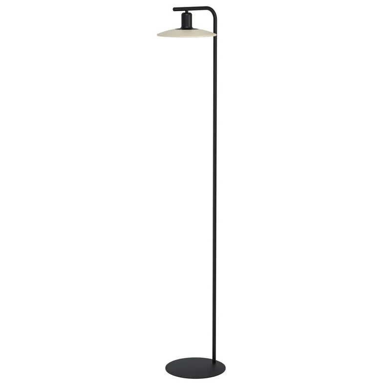 EGLO Mayazes Lámpara de pie LED acero madera negro 39914