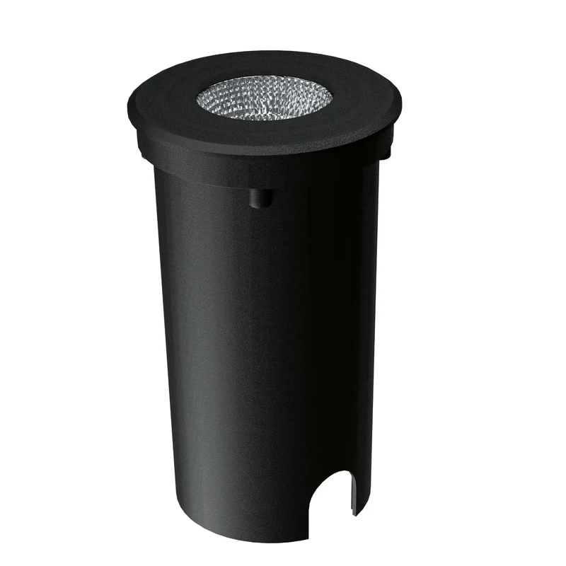 Downlight empotrable Sulion Cobsoil LED negro apto exterior IP67 7W