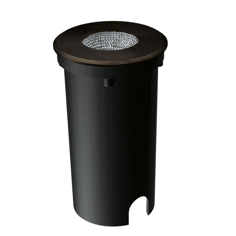 Downlight empotrable Sulion Cobsoil LED bronce apto exterior IP67 7W