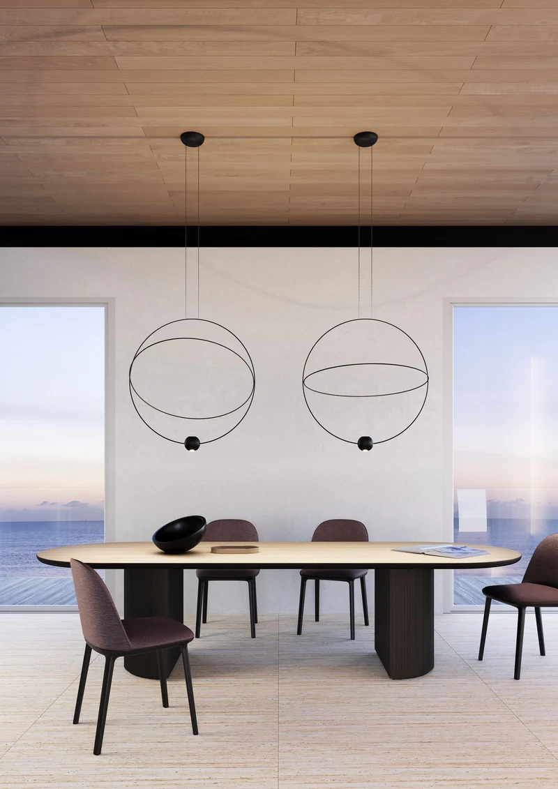 Lodes Lámpara colgante Elara Large negro LED 3000K 20622-2230