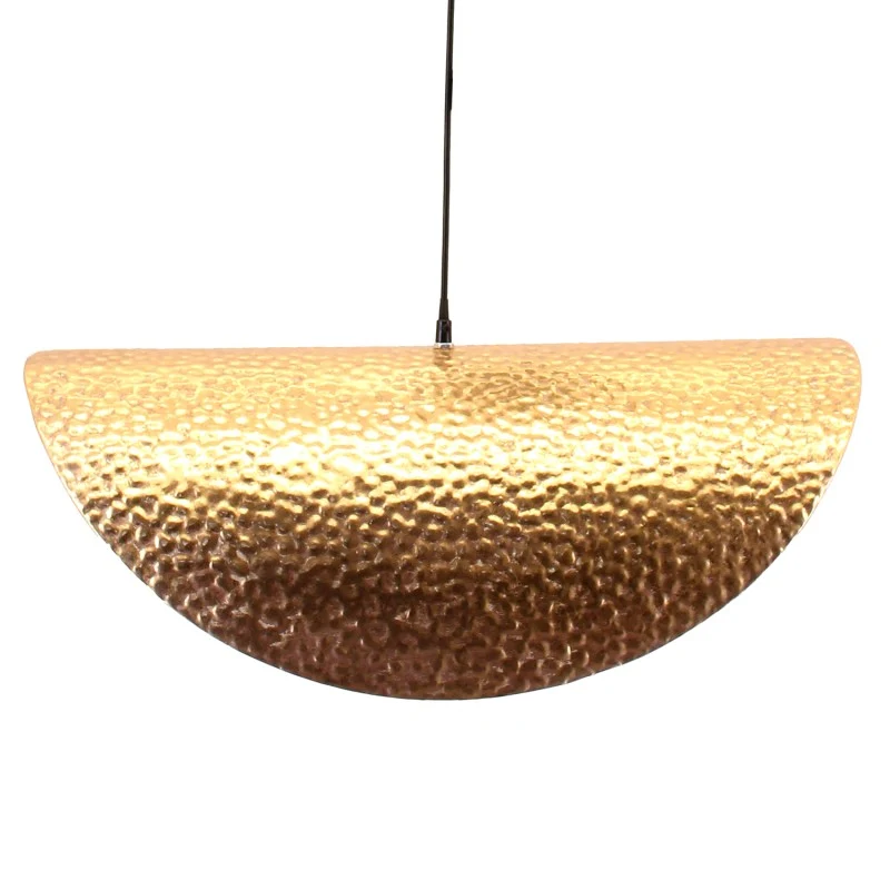 Lámpara de techo metal dorado E27 40W 60x35x22cm 72545