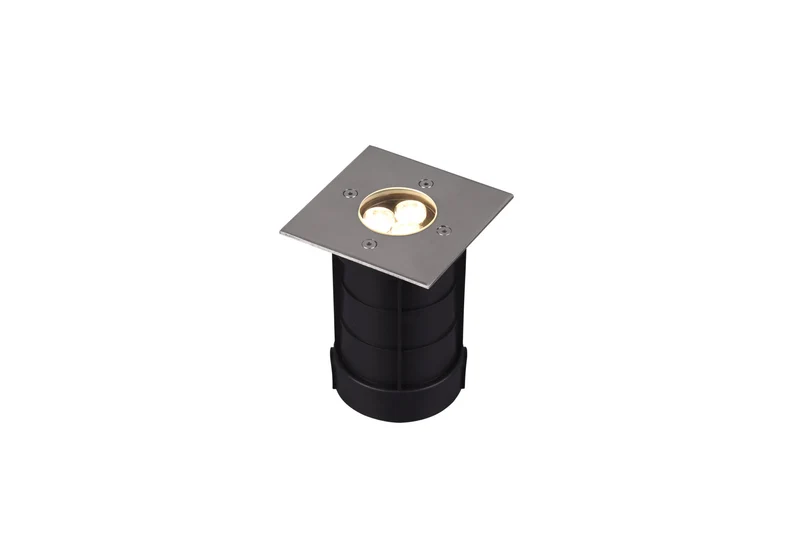 Downlight empotrable de exterior Trio Belaja LED níquel mate 3000K IP65 821669107