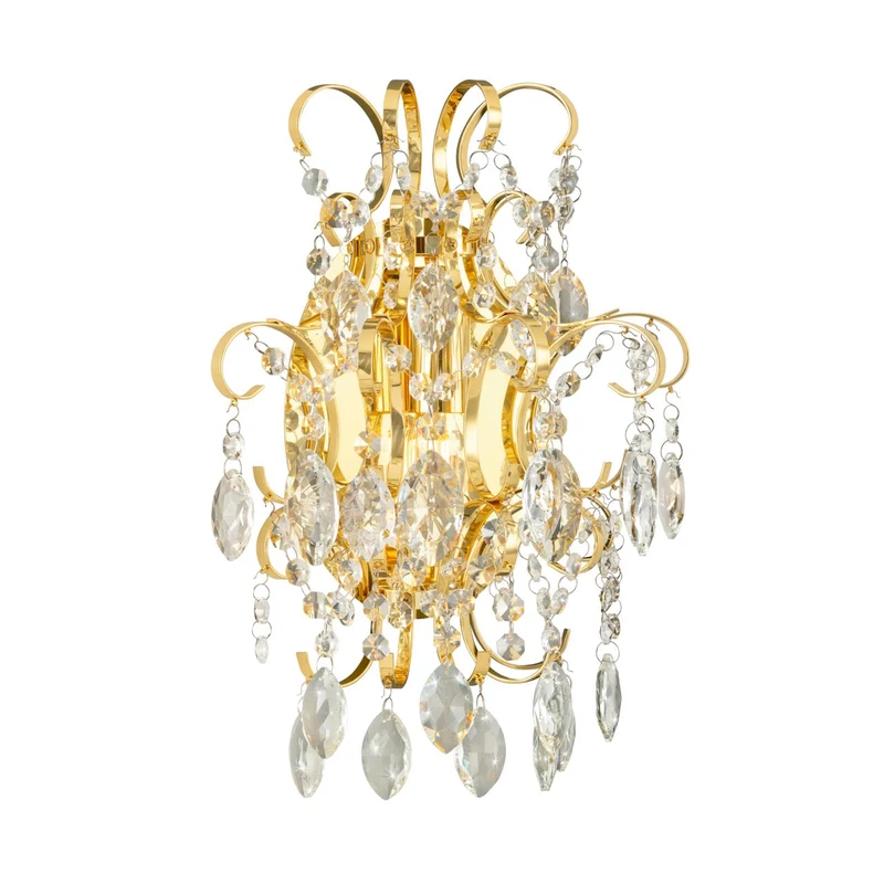 EGLO Fenoullet 1 Lámpara de pared acero cristal latón claro 39604