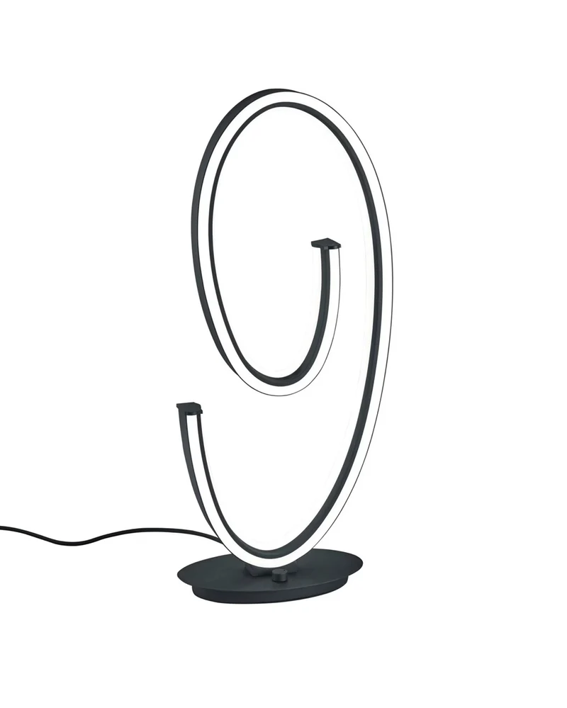 Lámpara de sobremesa grande Trio Ciola LED negro mate CCT 65cm 577210132