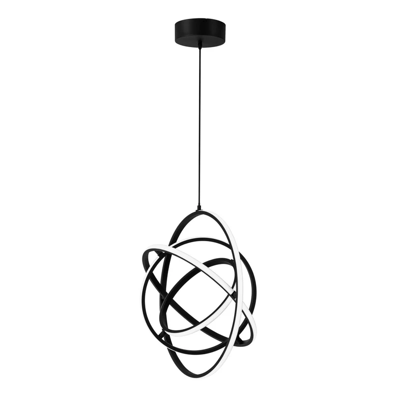EGLO Retornio Lámpara de techo colgante LED aceroaluminio plástico negro blanco 39893