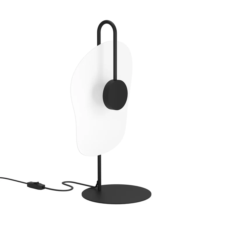 EGLO Larderia Lámpara sobremesa LED aceromadera negroblanco
