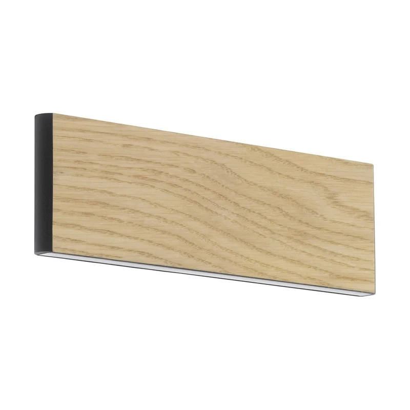 EGLO Climene Lámpara de pared LED aluminiomadera negrocafé