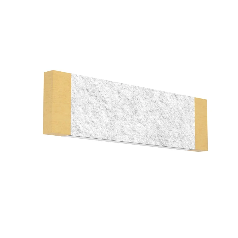 EGLO Vallelado Lámpara de pared LED aceromadera textil negrocafé gris