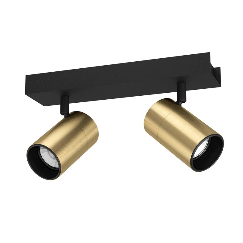 EGLO Cumaribo Foco LED acero negro latón