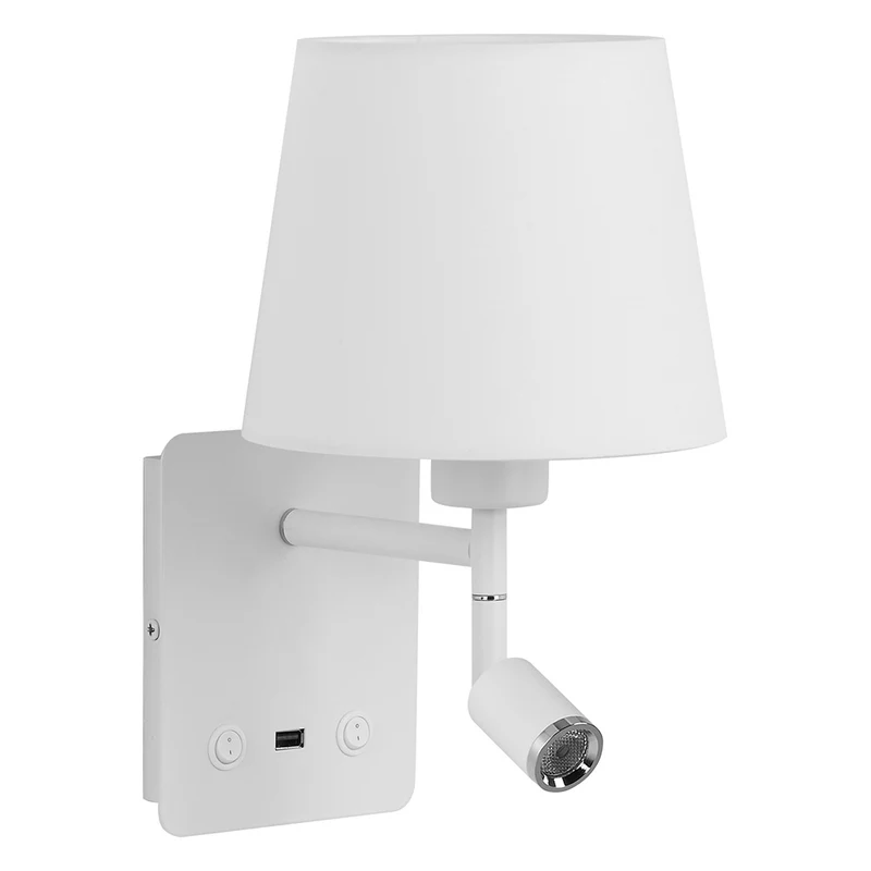 Aplique de pared MDC Mailand LED blanco orientable 3000K regulable 40W 577188106