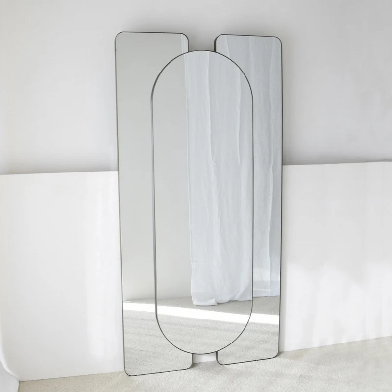 Espejo decorativo de suelo VP metal 200x100 cm
