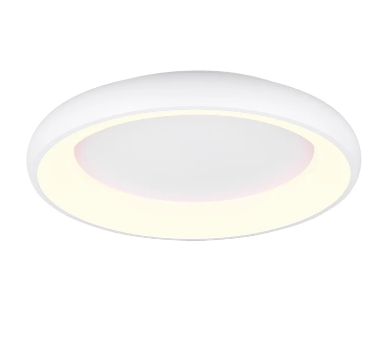 Plafón de techo Trio Cardona LED blanco mate regulable Ø62cm 649616031