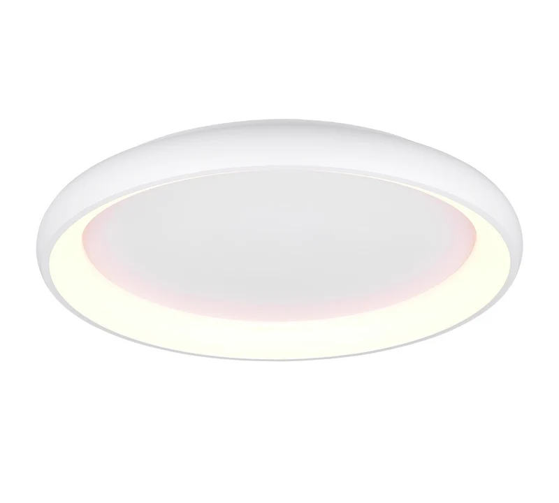 Plafón de techo Trio Cardona LED blanco mate regulable Ø75cm 649617531